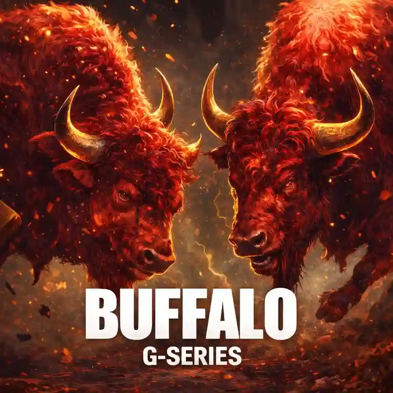 Buffalo slot game logo at jlfff